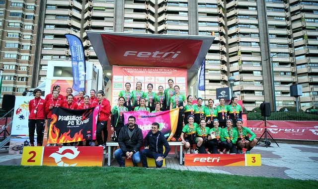 Podium del Campeonato de España por Clubes Primera División Femenina